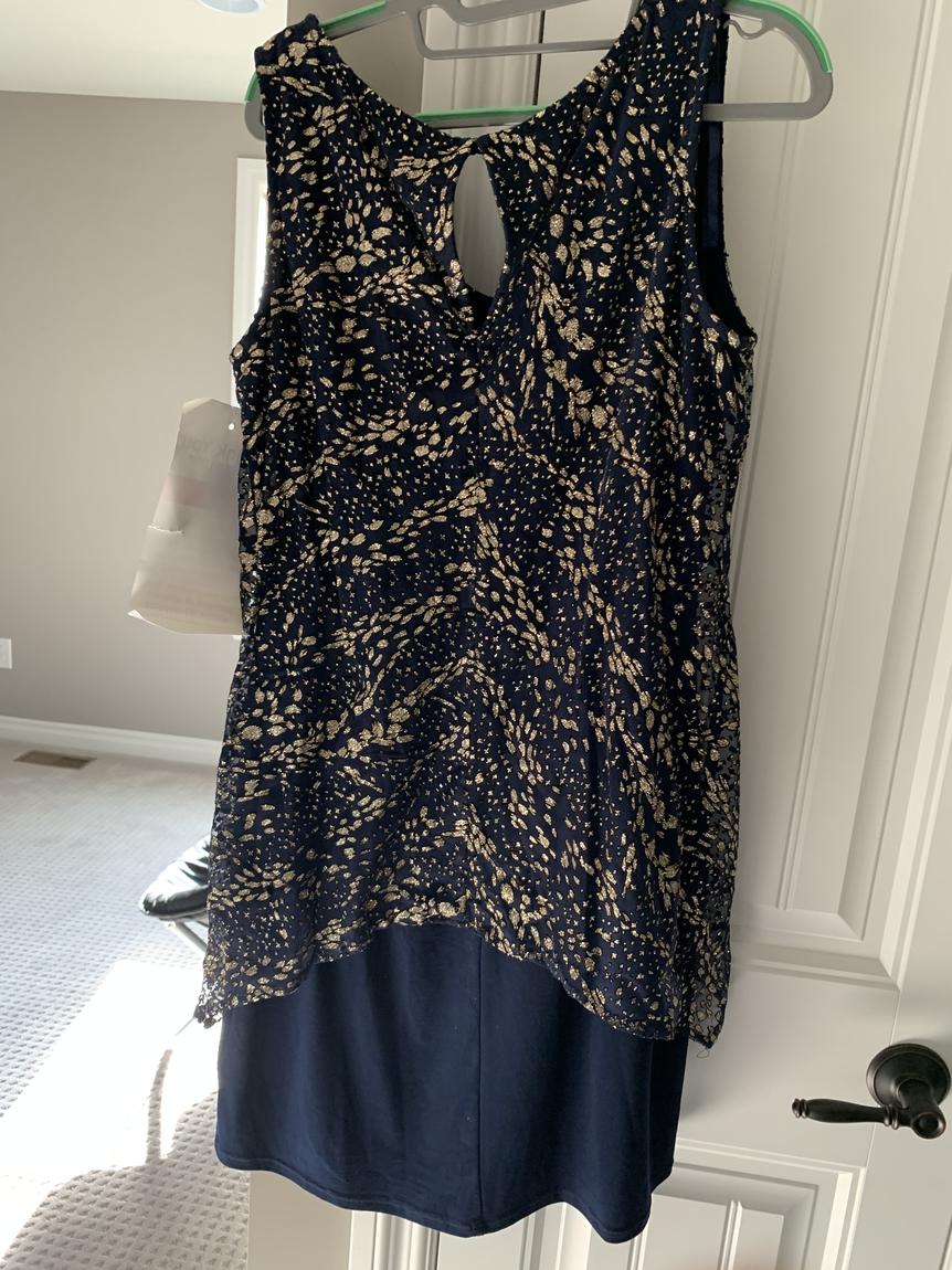 SLNY Size 12 Blue Cocktail Dress on Queenly