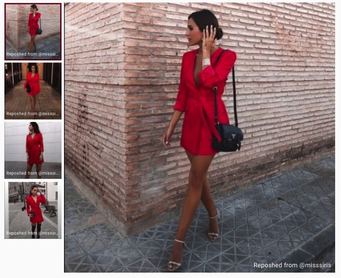 Zara Size 0 Pageant Interview Blazer Red Cocktail Dress on Queenly