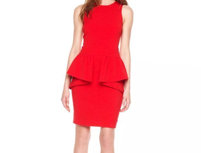 Michael Kors Size 2 Pageant Interview Red Cocktail Dress on Queenly