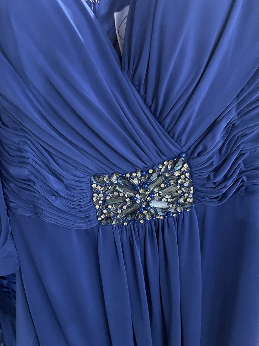 Mon Cheri Size 8 Bridesmaid Blue Cocktail Dress on Queenly