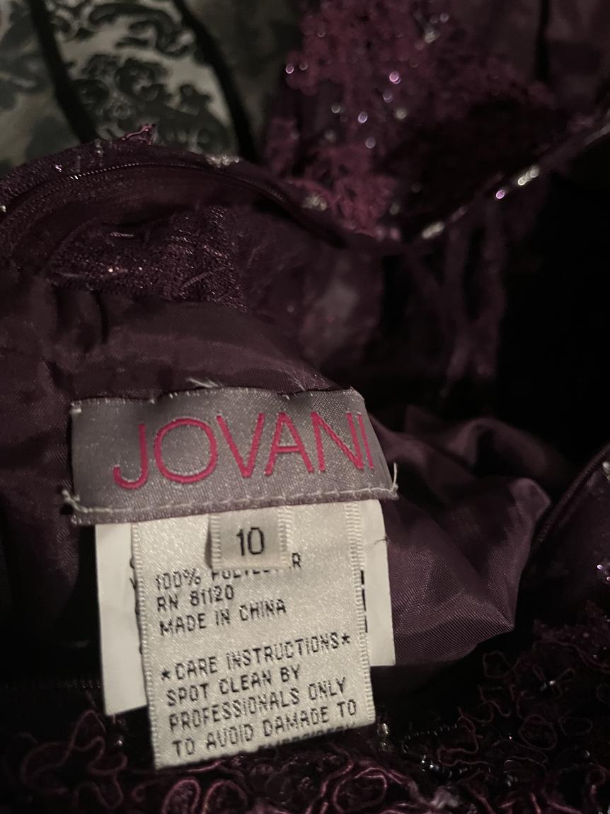 Jovani Size 10 Prom Purple Mermaid Dress on Queenly