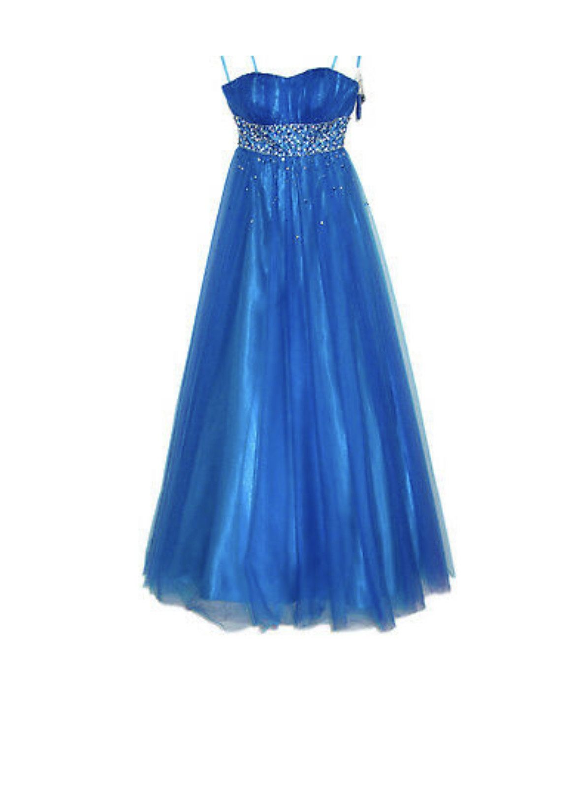 Sean Collection Size 2 Pageant Royal Blue Ball Gown on Queenly