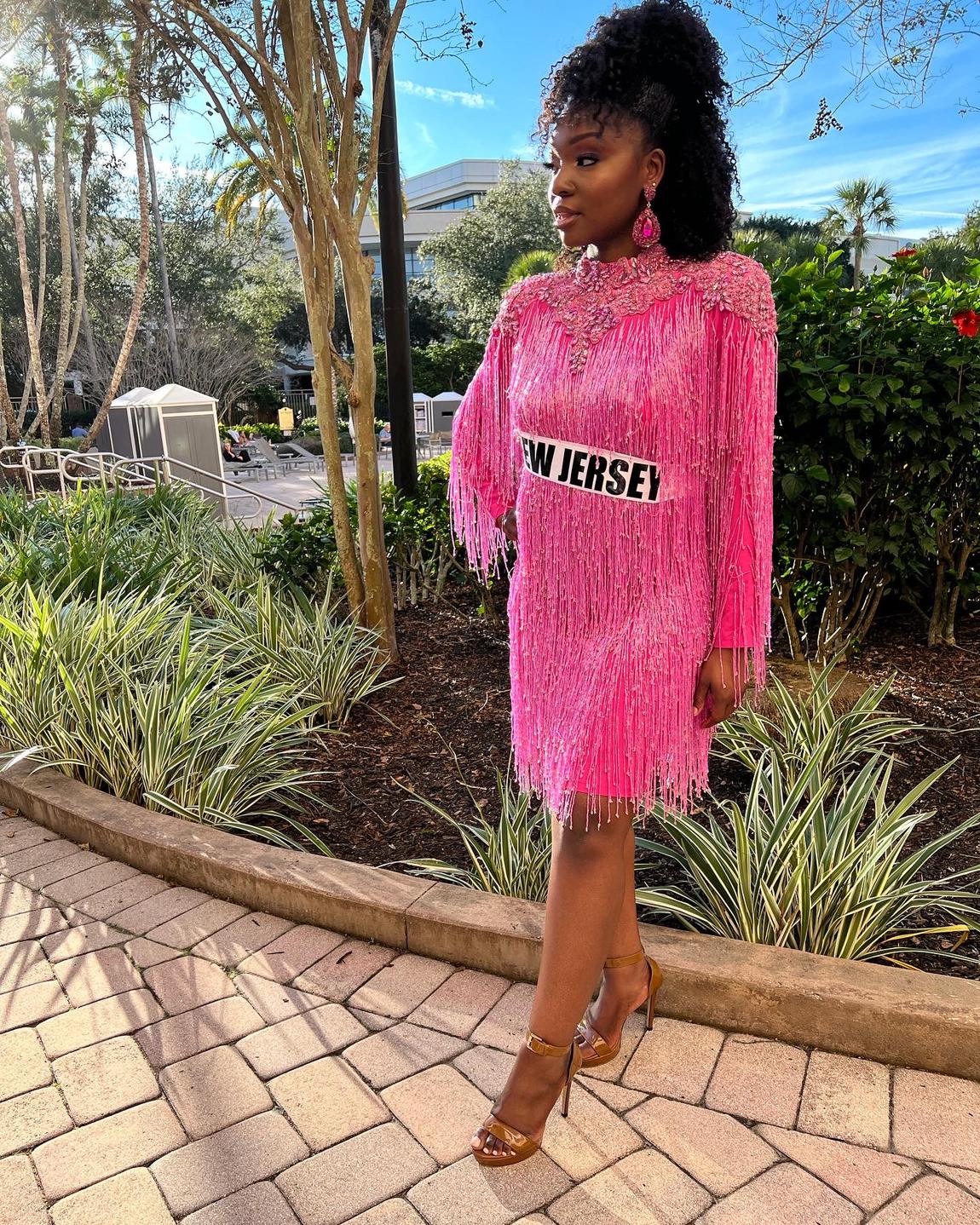 Custom Dress Size 8 Homecoming Long Sleeve Sequined Hot Pink Cocktail Dress on Queenly