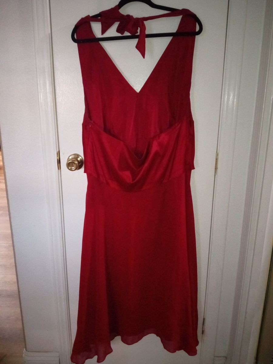 Donna Rocco New York Plus Size 18 Red Cocktail Dress on Queenly