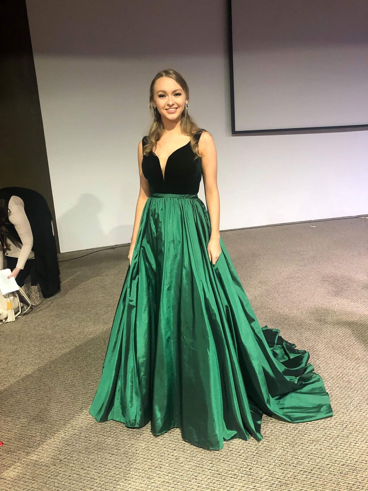 green a line gown