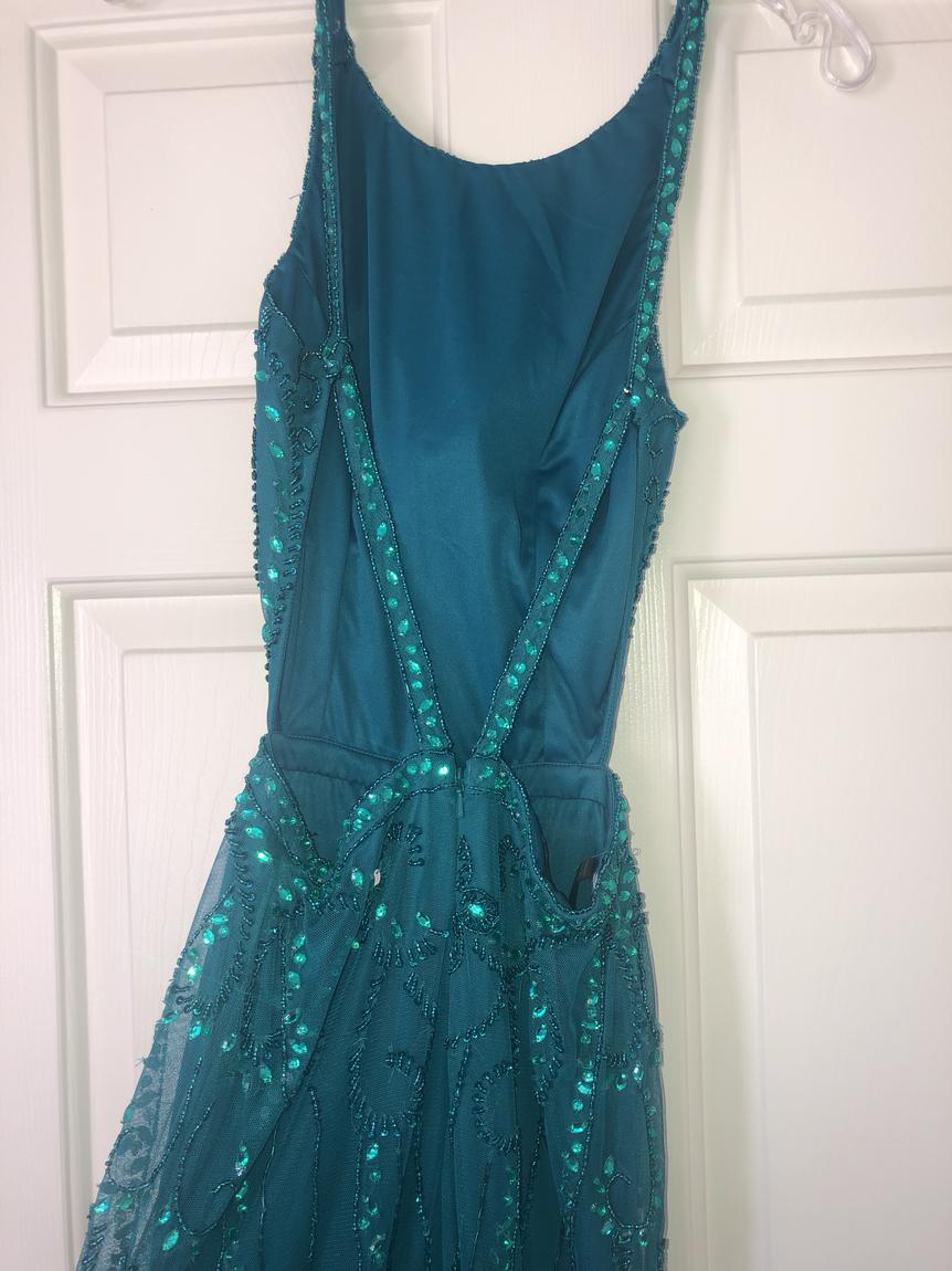 Primavera Size 0 Prom High Neck Green Mermaid Dress on Queenly