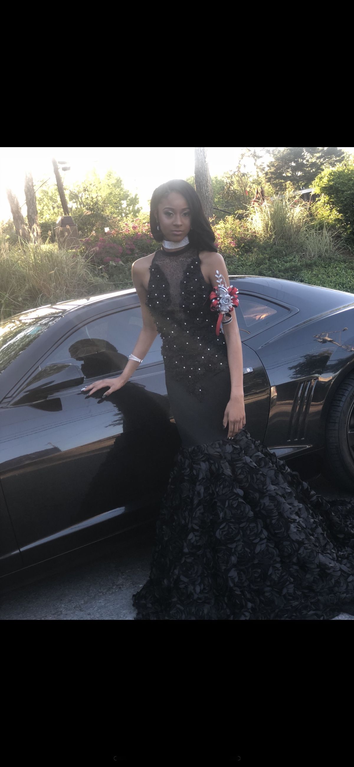 Size 2 Prom Black Mermaid Dress on Queenly