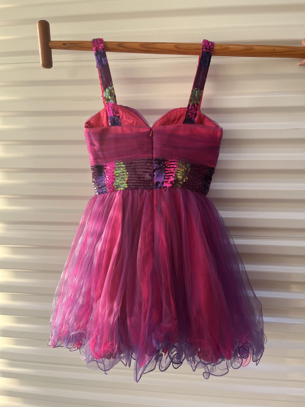 Size 4 Homecoming Hot Pink Cocktail Dress on Queenly