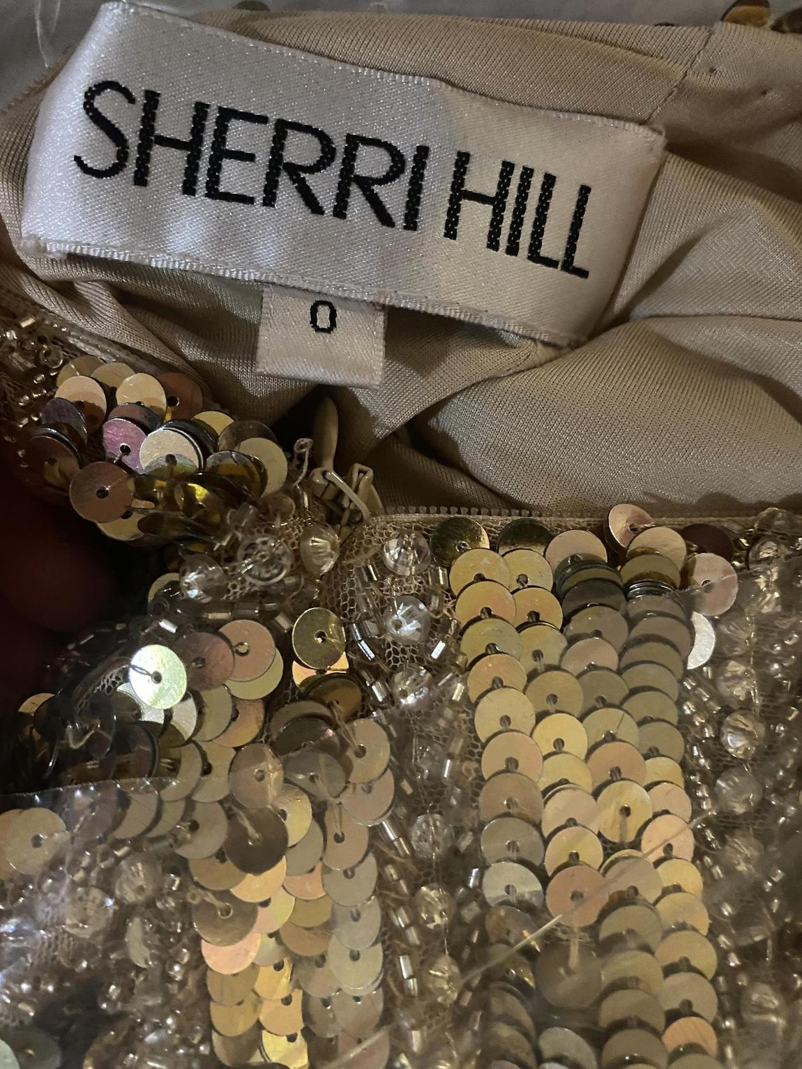 Sherri Hill Size 0 Prom Gold Mermaid Dress on Queenly