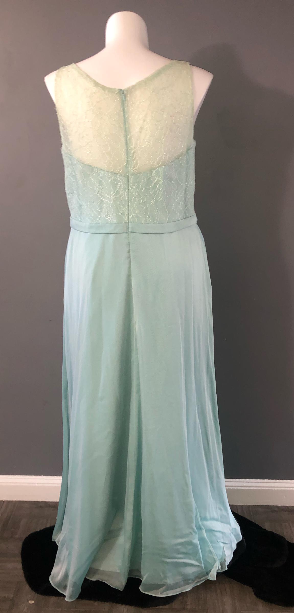 Plus Size 22 Light Blue Floor Length Maxi on Queenly