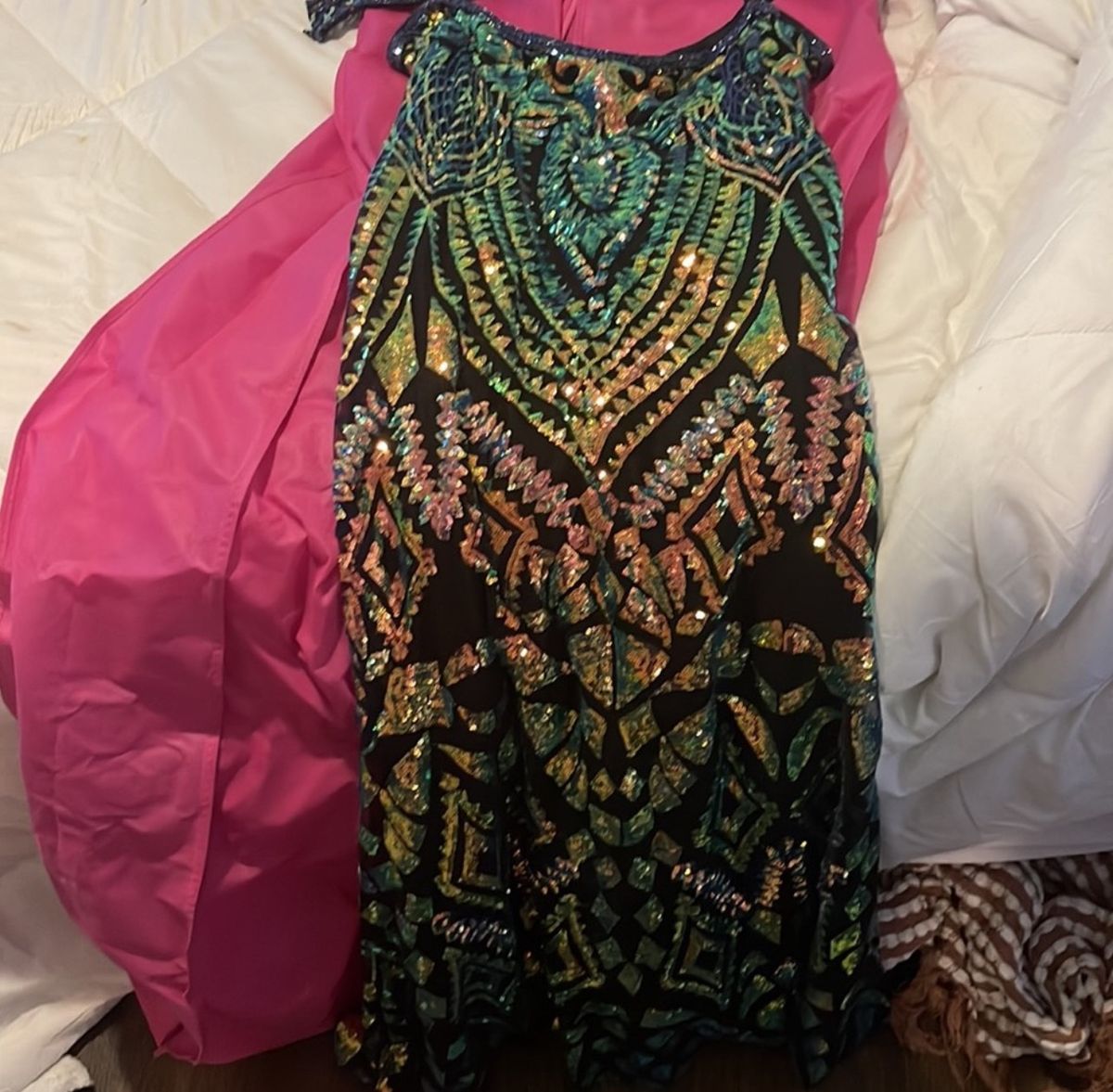 Size 2 Multicolor Mermaid Dress on Queenly