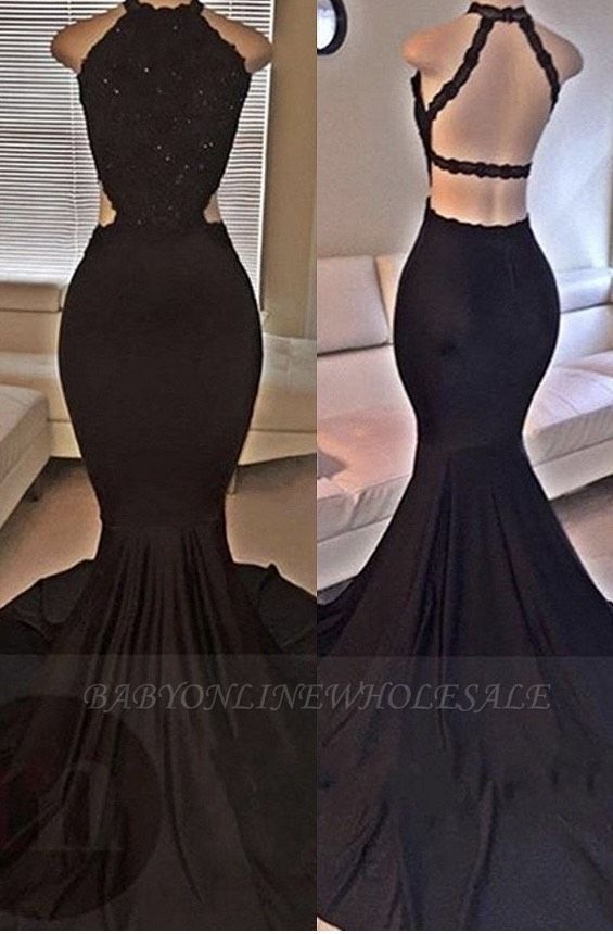 Size 2 Prom Lace Black Mermaid Dress on Queenly