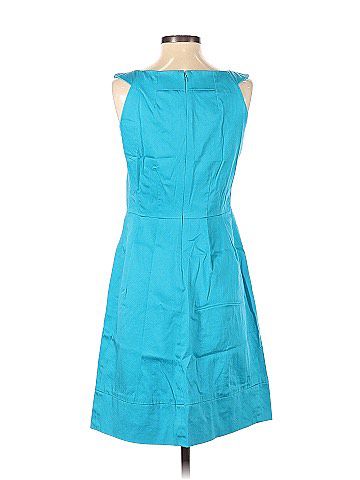 Calvin Klein Size 6 Turquoise Blue A-line Dress on Queenly