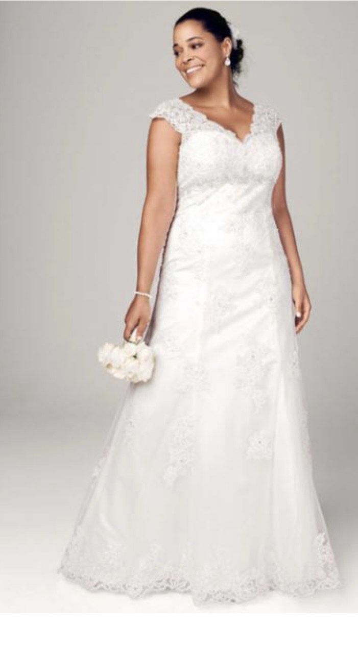 David's Bridal curvy wedding dress size 24 - Dresses