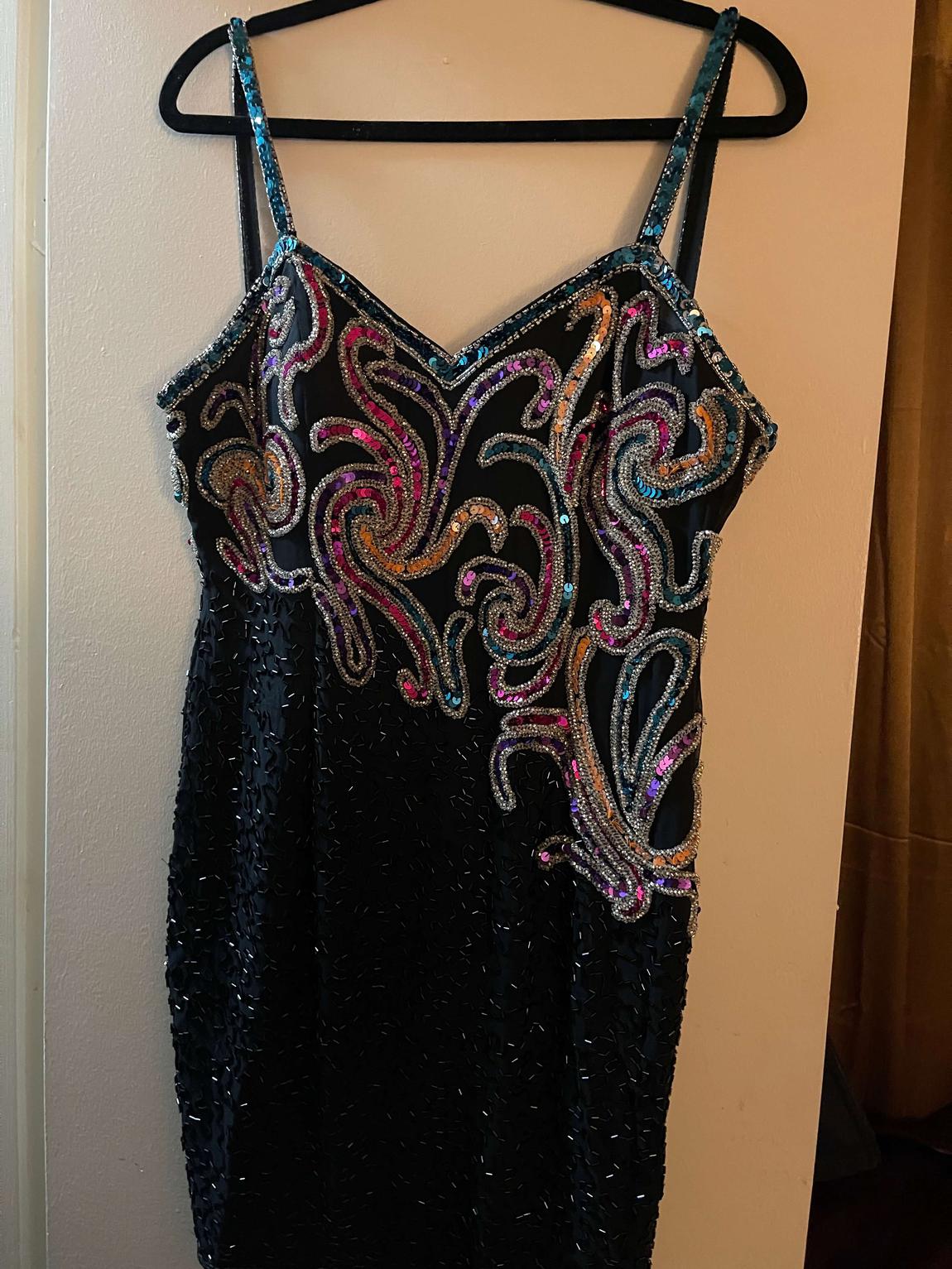 Alice design Size 10 Prom Sequined Multicolor Cocktail Dress on Queenly
