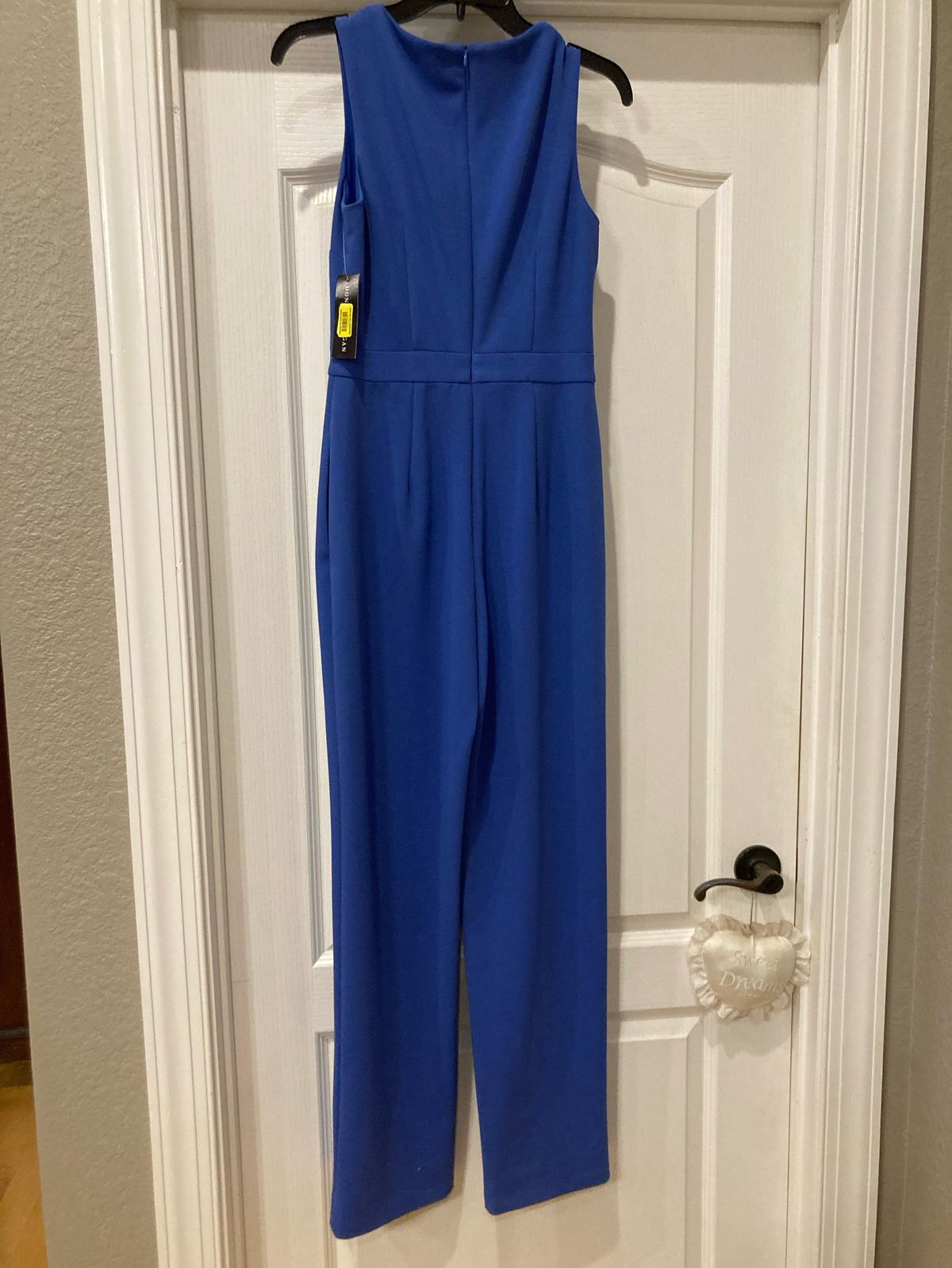 Donna Morgan Size 2 Blue Formal Jumpsuit on Queenly