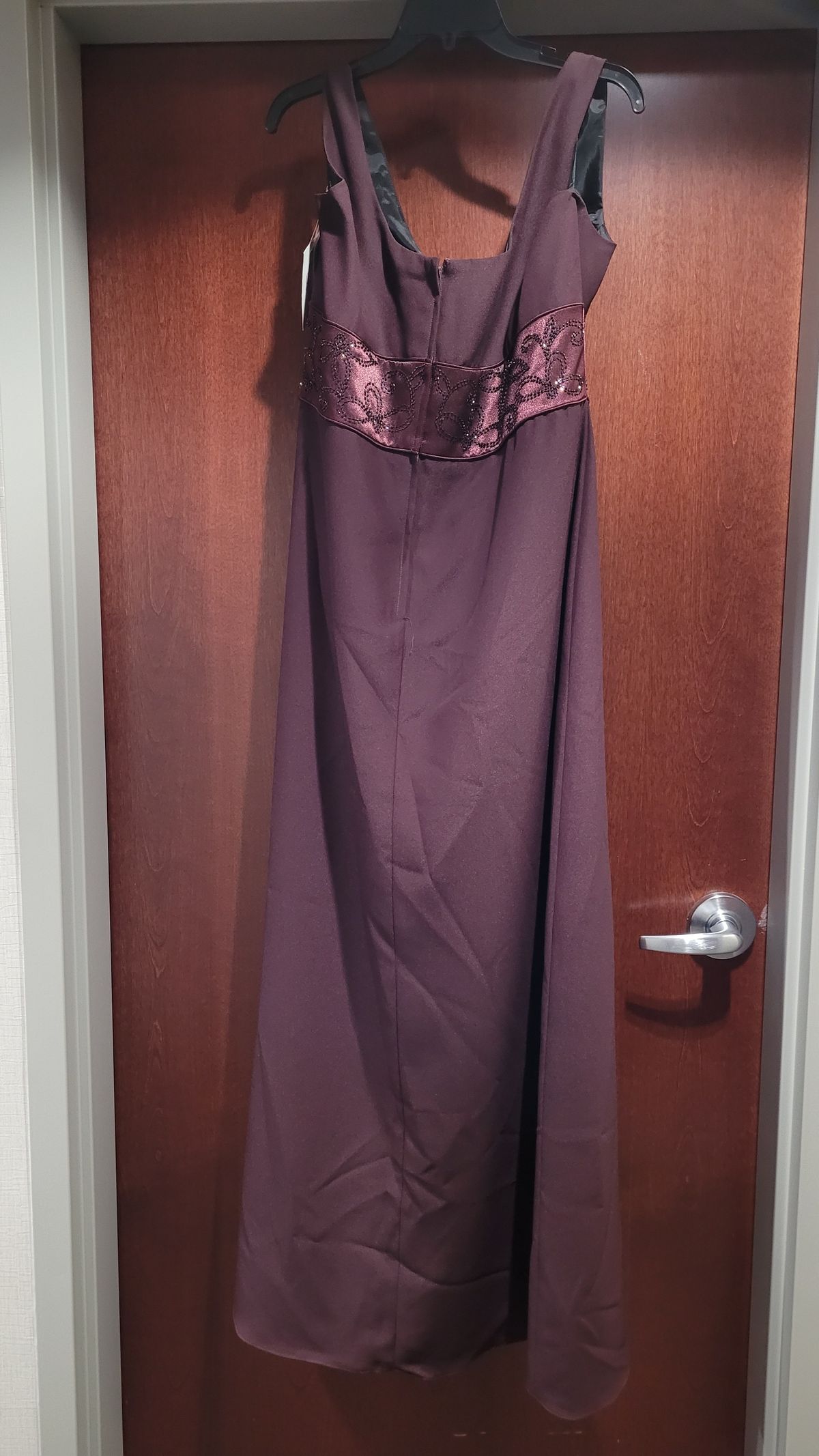 Style 4043 Precious Formals Plus Size 22 Burgundy Purple A-line Dress on Queenly