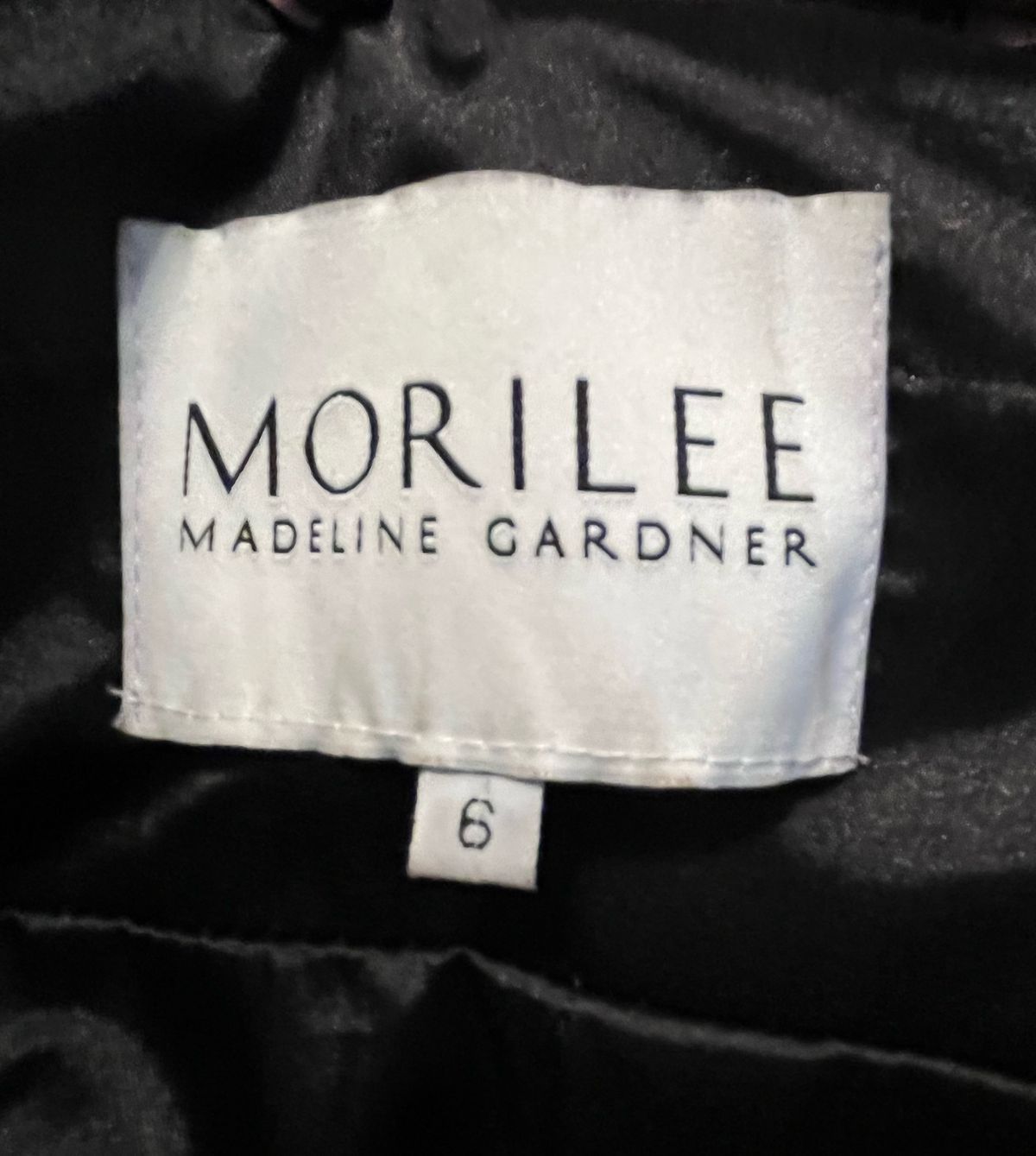 MoriLee Size 6 Satin Multicolor Side Slit Dress on Queenly