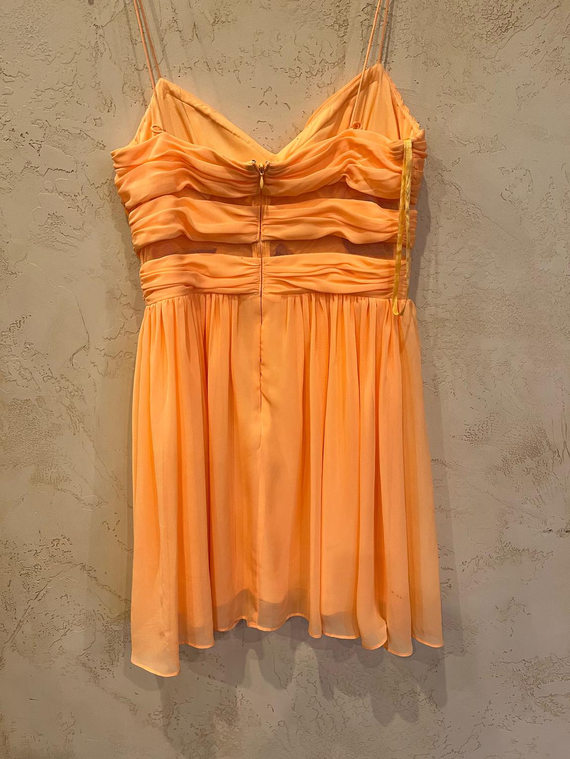 Size 8 Homecoming Orange A-line Dress on Queenly