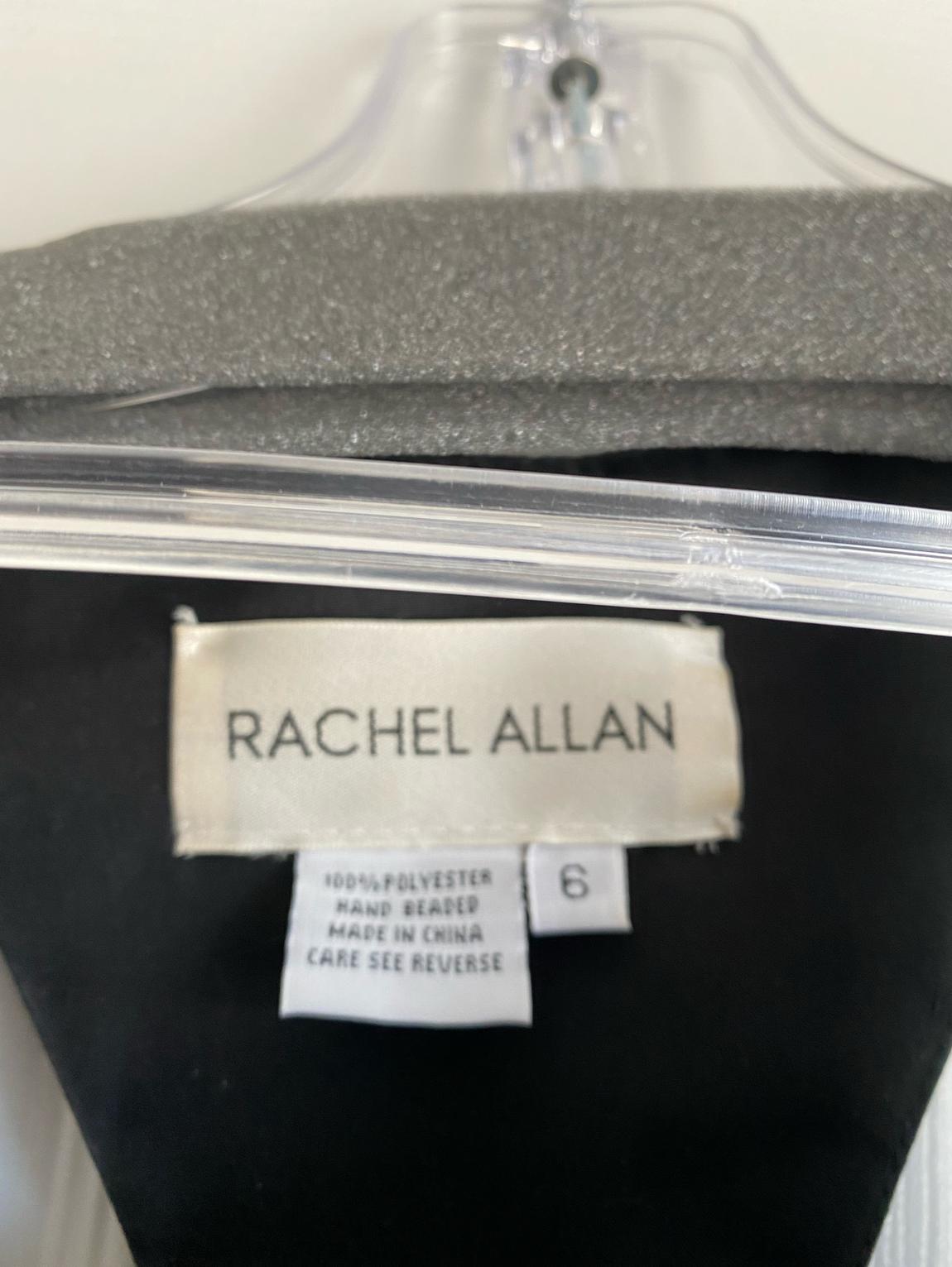 Rachel Allan Size 6 Prom Black Mermaid Dress on Queenly