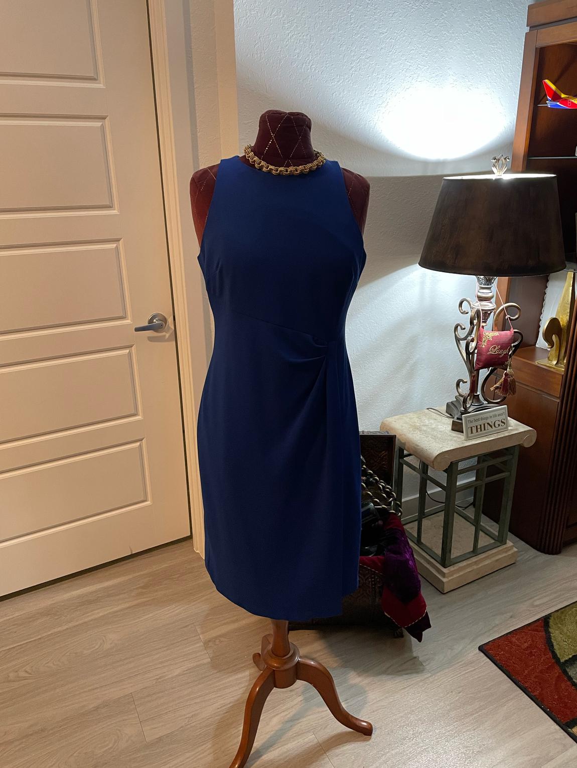 Size 6 Pageant Interview Royal Blue Cocktail Dress on Queenly