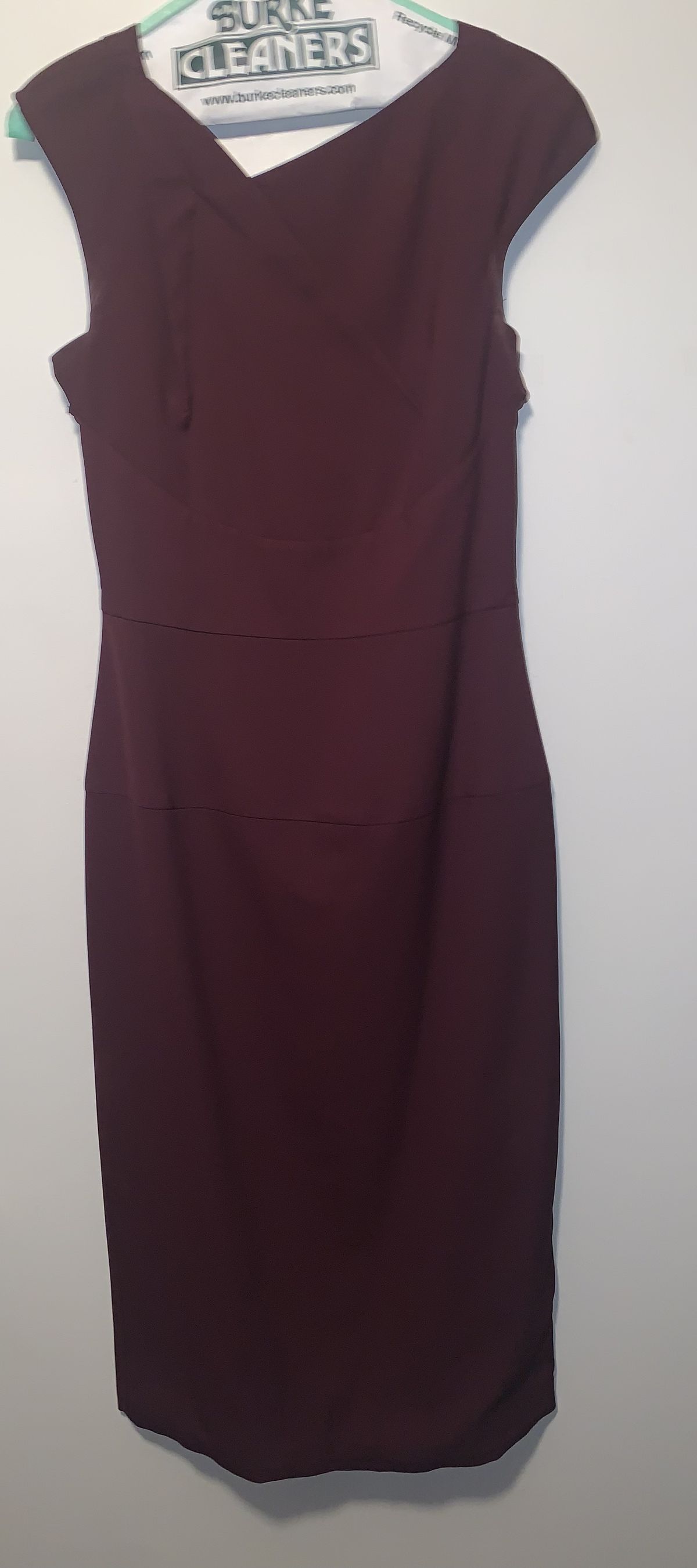 Jovani Size 8 Pageant Interview Burgundy Red Cocktail Dress on Queenly