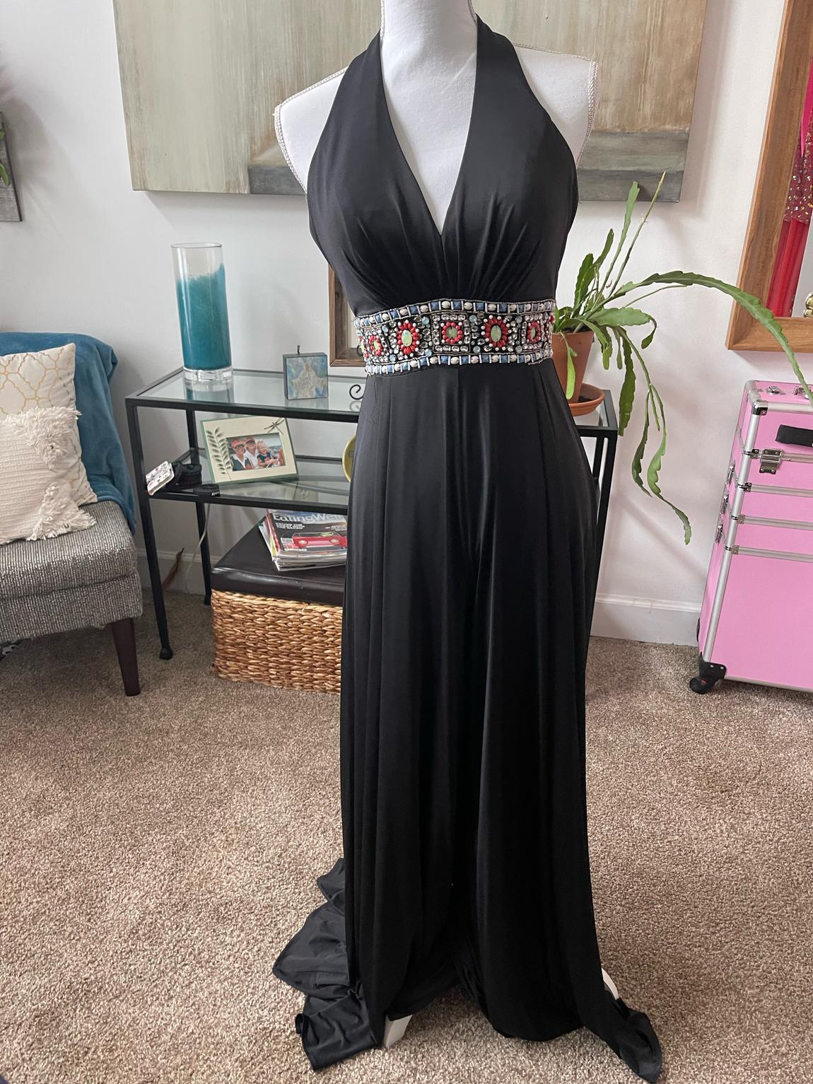 Mac Duggal Size 4 Black Formal Jumpsuit on Queenly