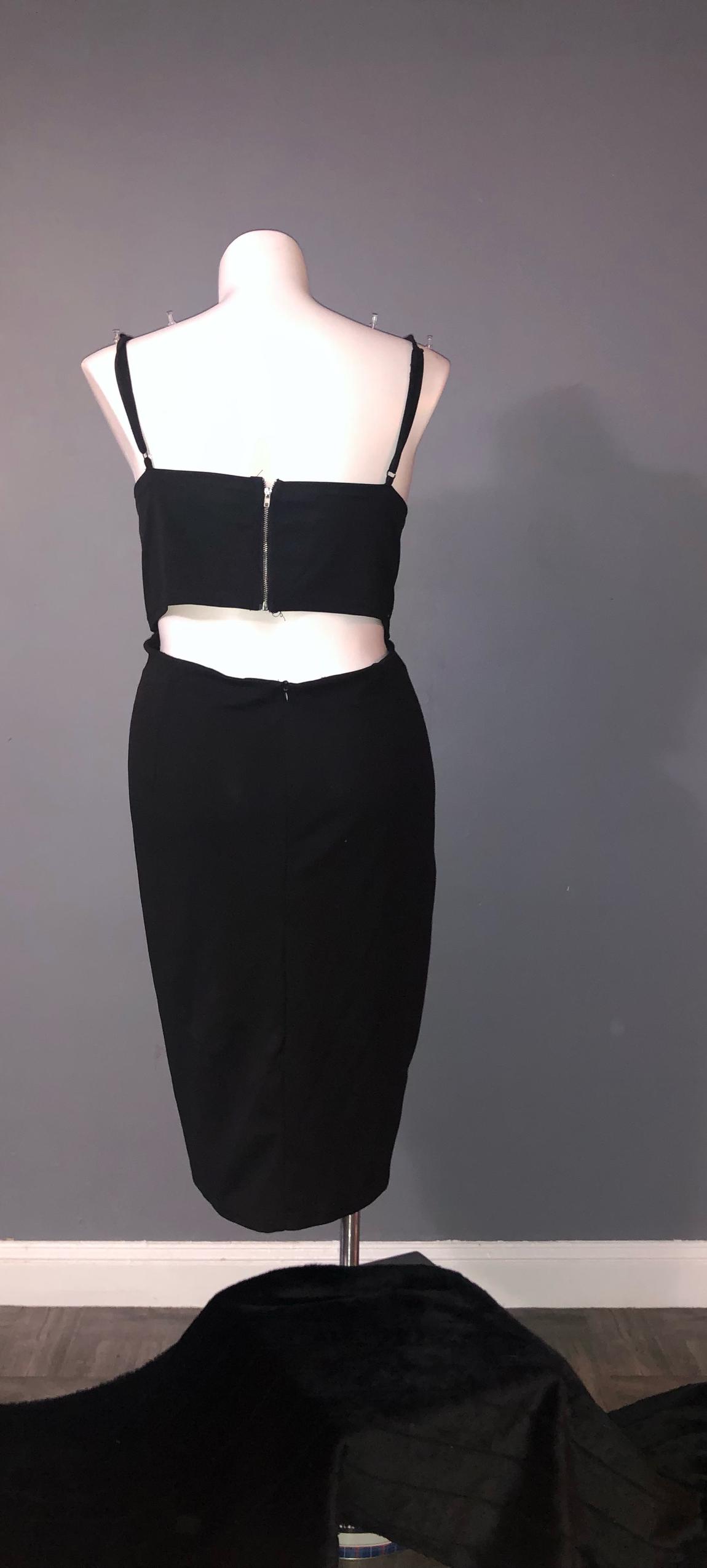 Plus Size 22 Prom Black Cocktail Dress on Queenly