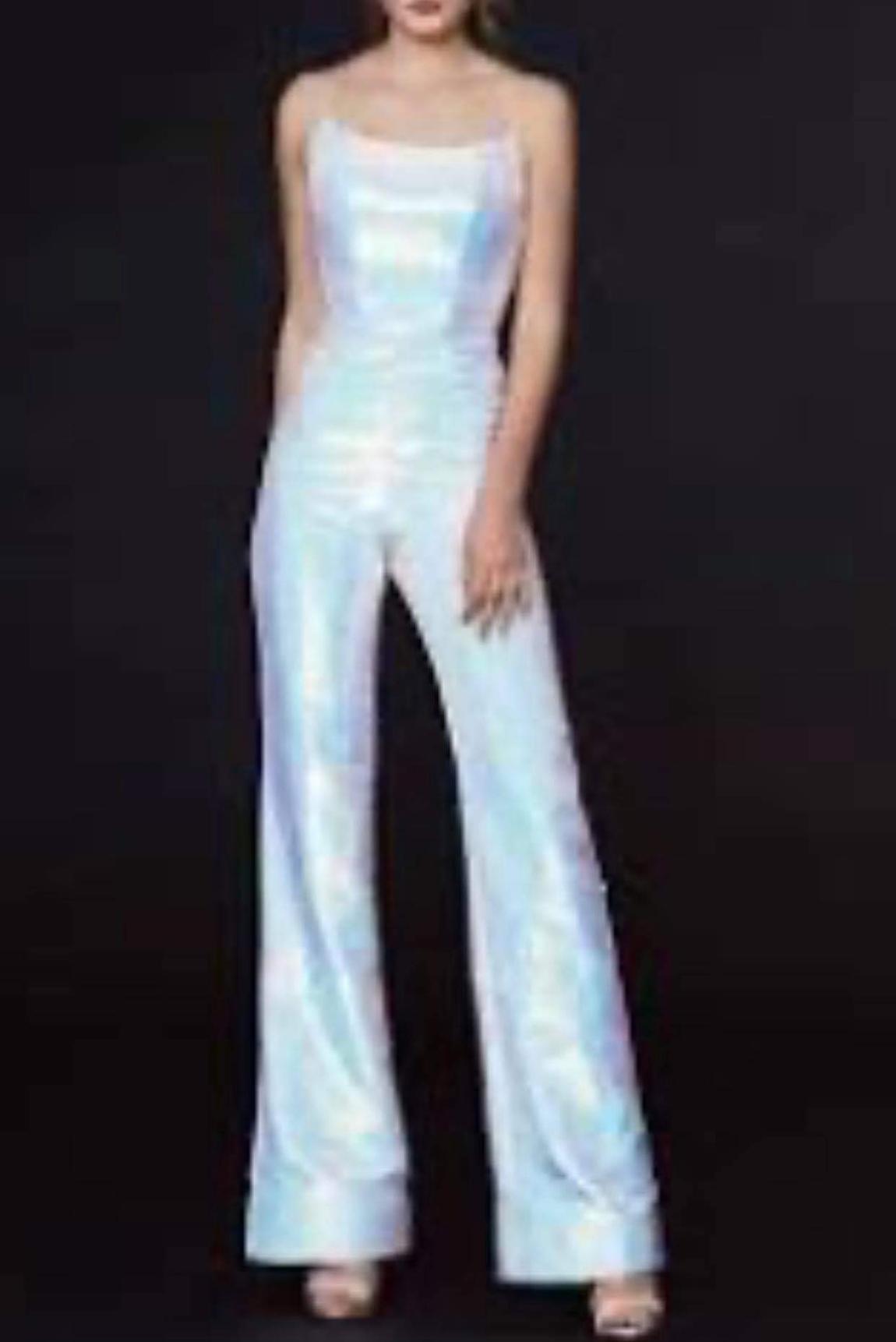 Size 0 Pageant Multicolor Formal Jumpsuit on Queenly