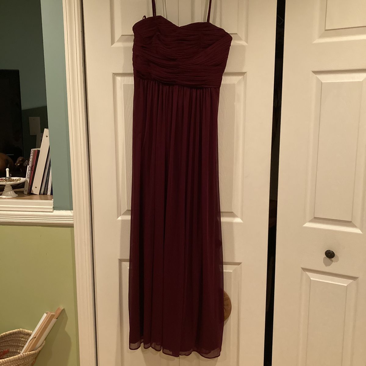 Marina Size 6 Prom Red Floor Length Maxi on Queenly