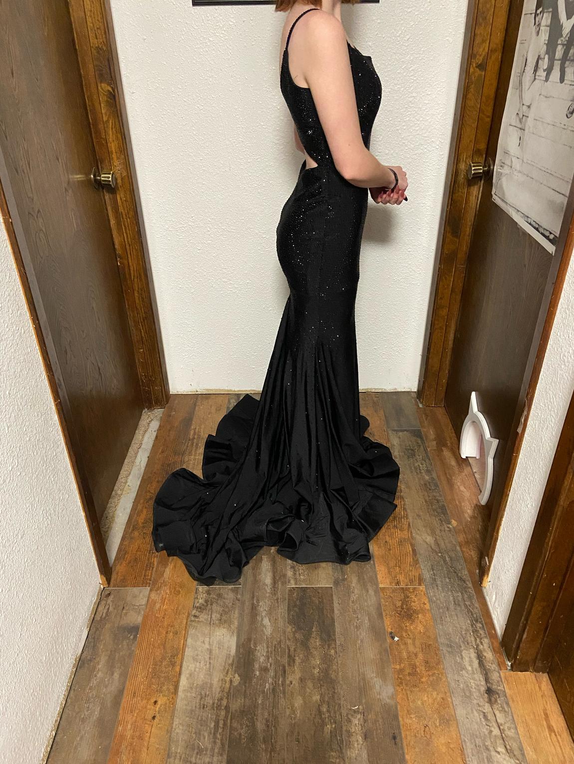 Size 4 Black Mermaid Dress on Queenly