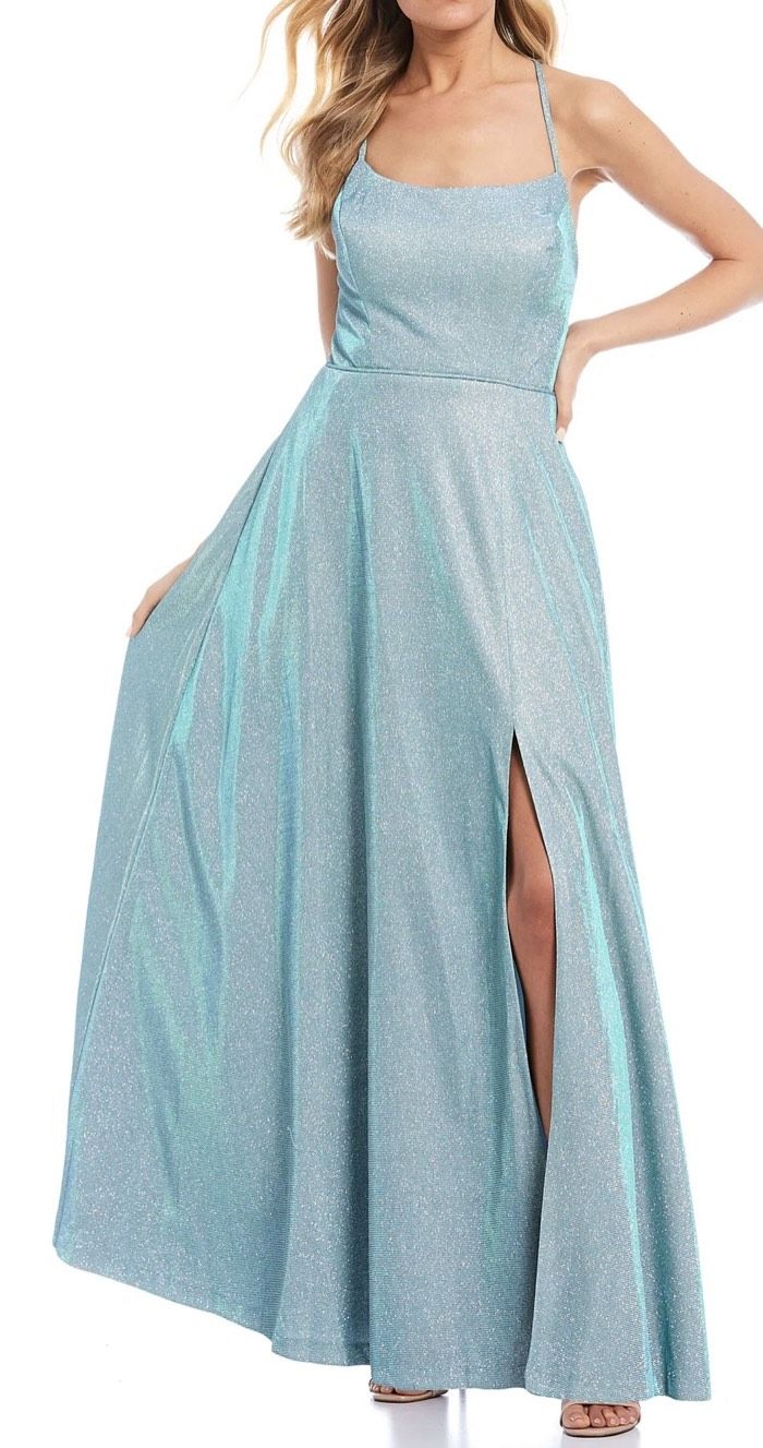 Morgan and Co Size 2 Prom Multicolor A-line Dress on Queenly