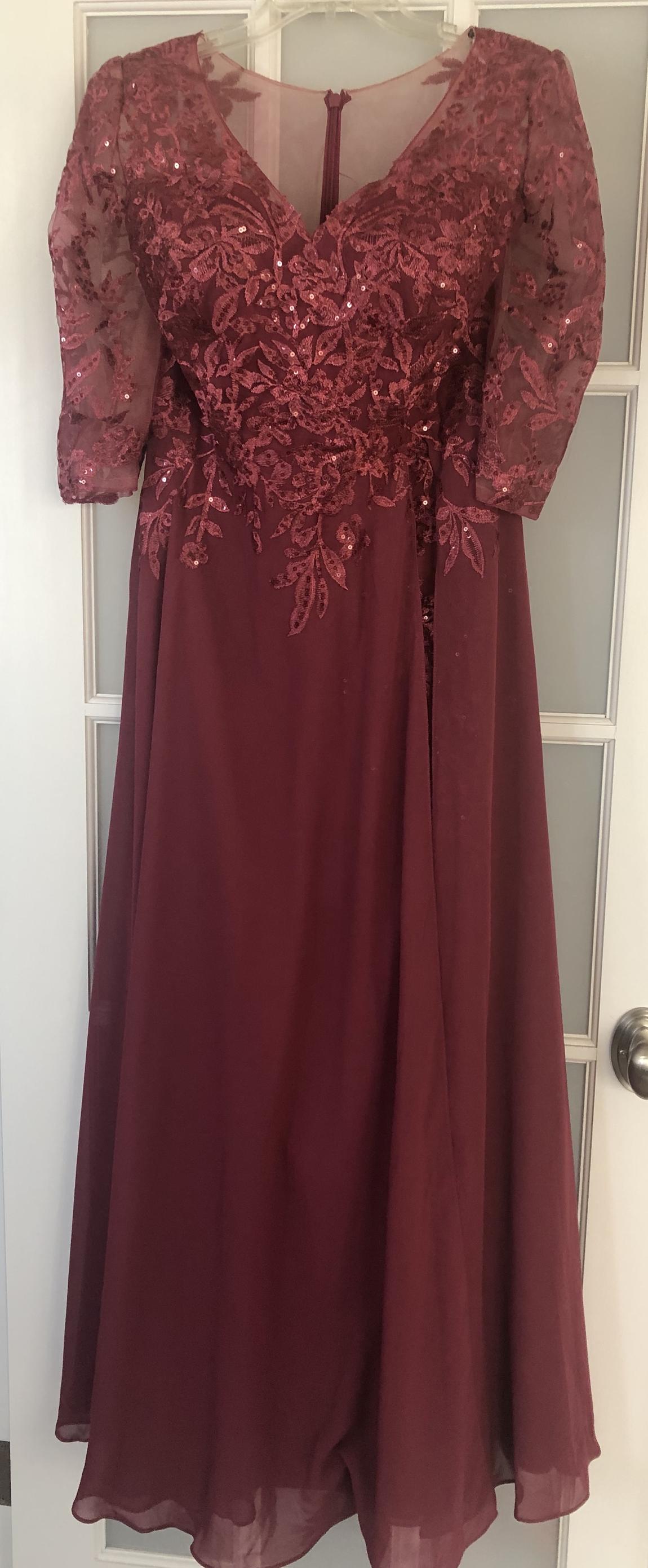 Style   Jj’s House Plus Size 16 Red A-line Dress on Queenly
