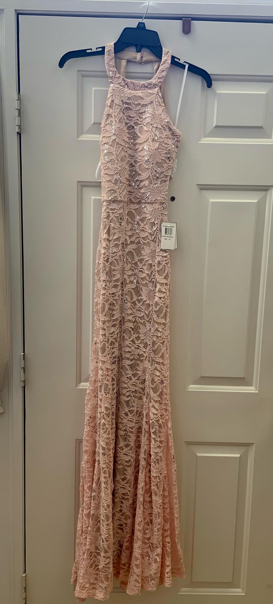 B. Darlin Size 2 Lace Pink Mermaid Dress on Queenly