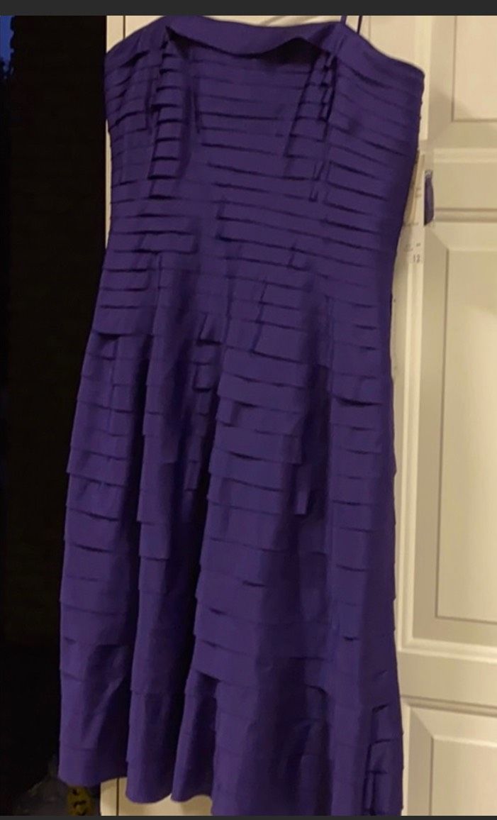 Adrianna Papell Size 12 Purple Cocktail Dress on Queenly