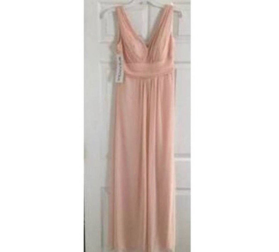 Bill Levkoff Size 8 Bridesmaid Light Pink A-line Dress on Queenly