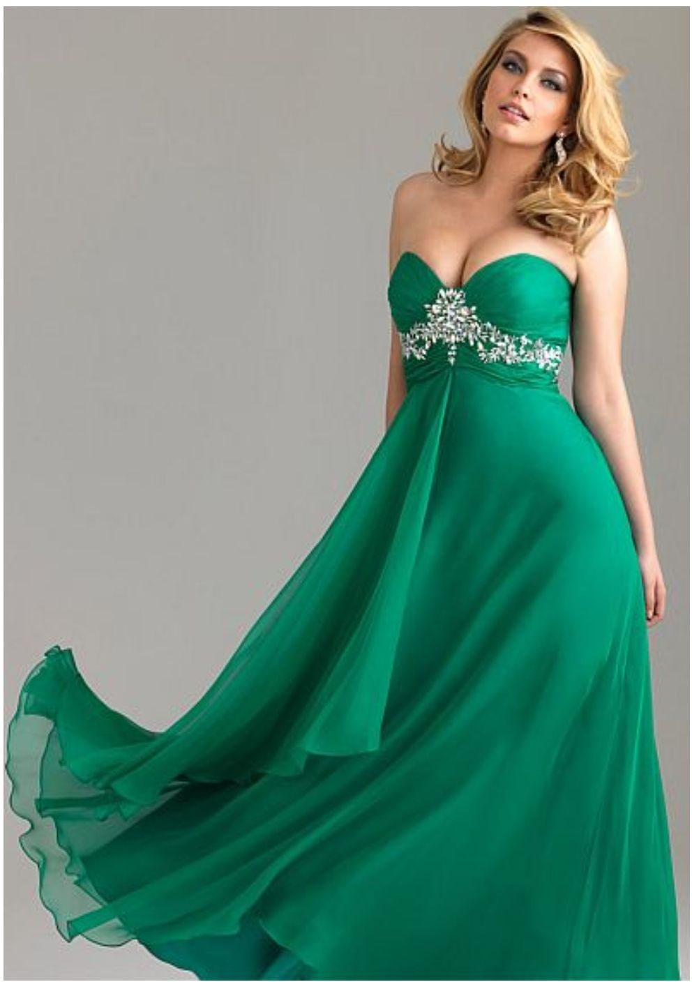 Style 6506W Night Moves/Madison James  Plus Size 24 Emerald Green A-line Dress on Queenly