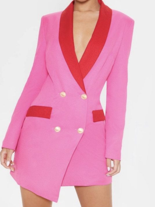 Size 2 Homecoming Long Sleeve Light Pink Cocktail Dress on Queenly
