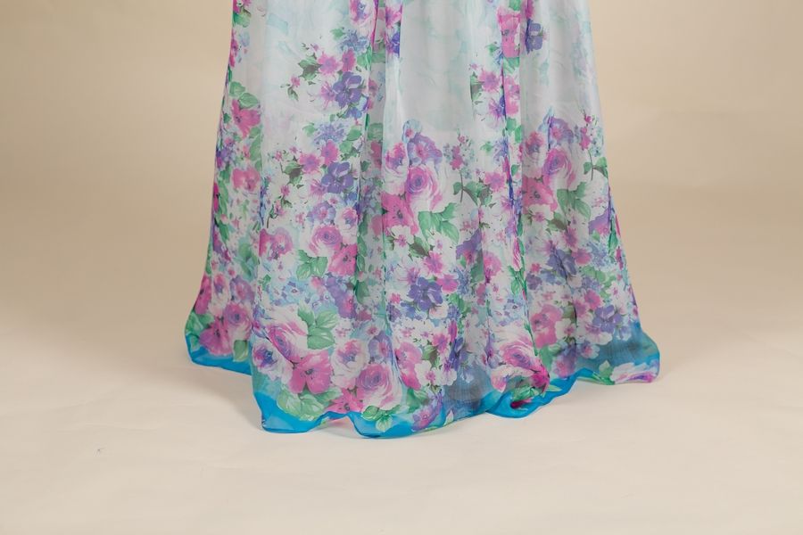 Minuet Size 4 Floral Multicolor Ball Gown on Queenly