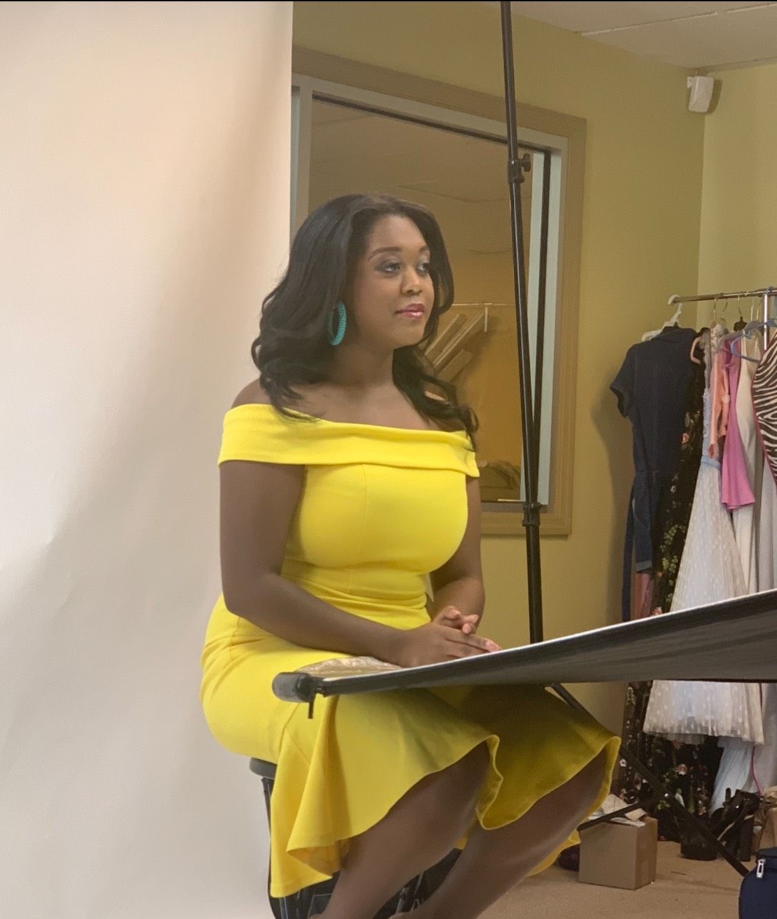 Size 8 Pageant Interview Yellow Cocktail Dress on Queenly