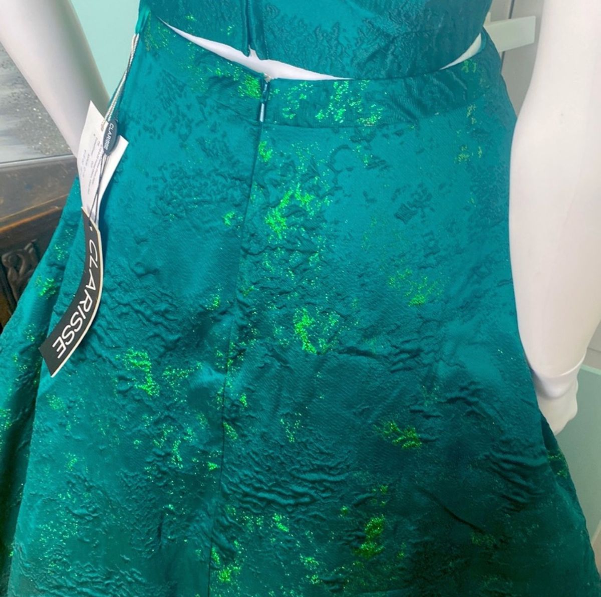 Clarisse Size 6 Prom Green Ball Gown on Queenly