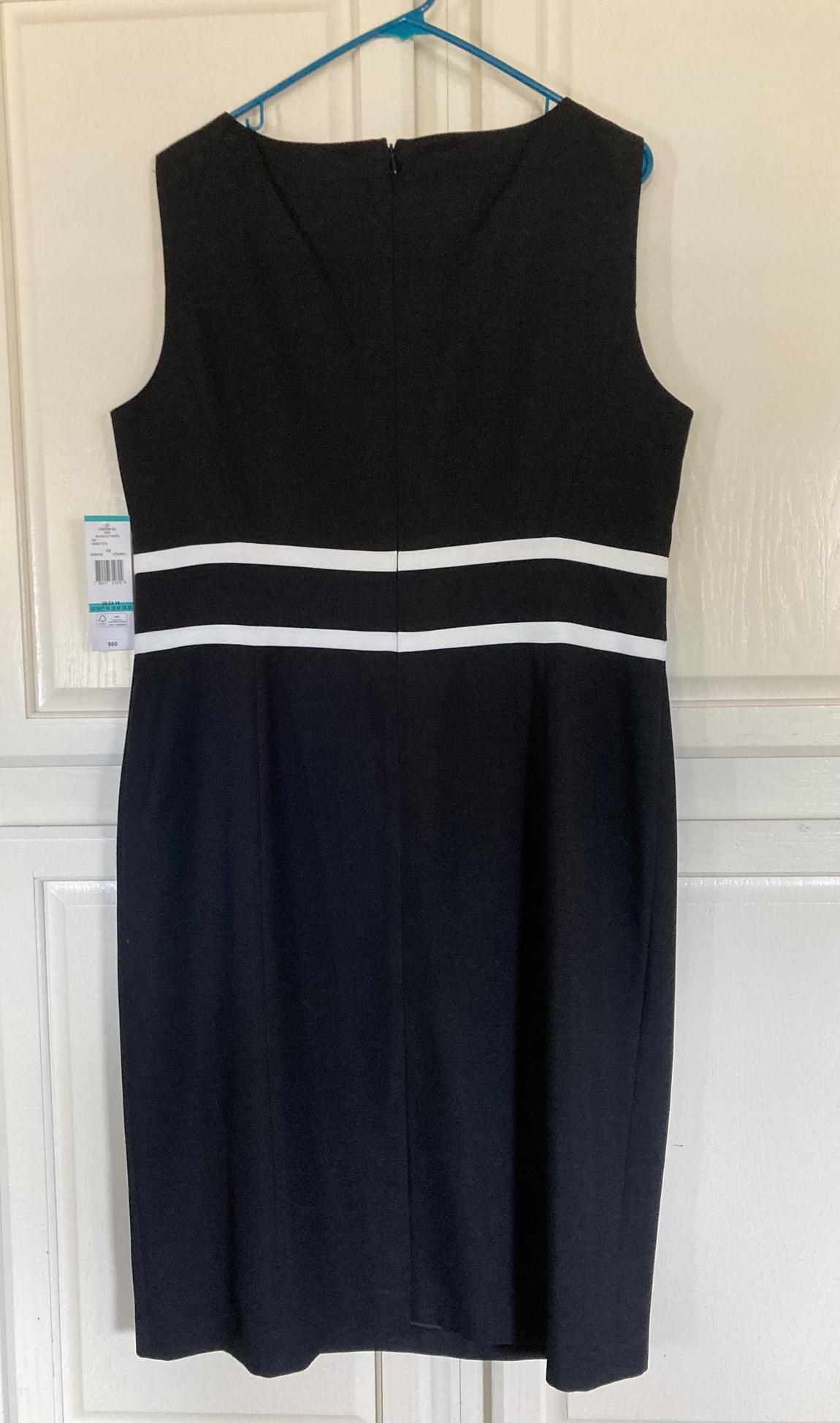 Size 14 Black A-line Dress on Queenly