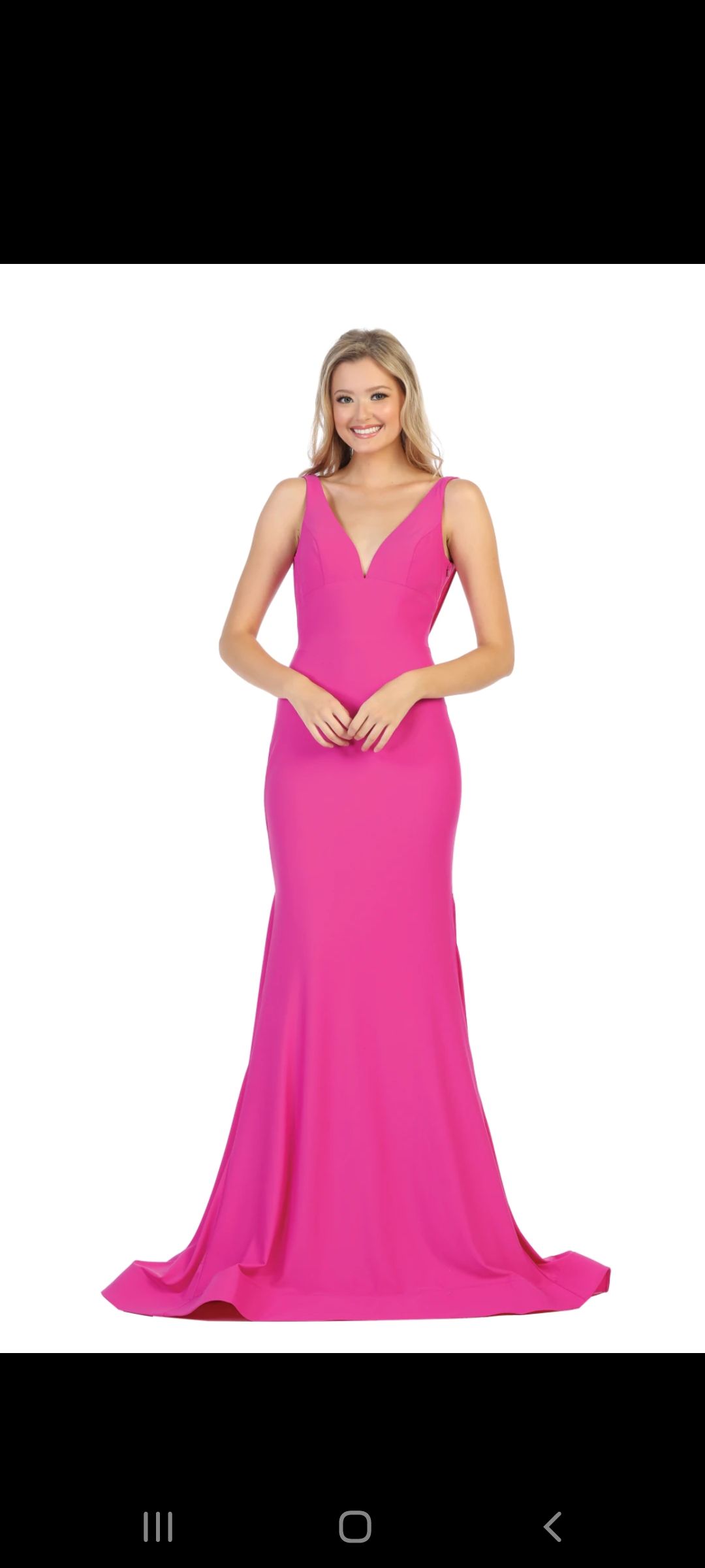 Size 8 Pink Floor Length Maxi on Queenly
