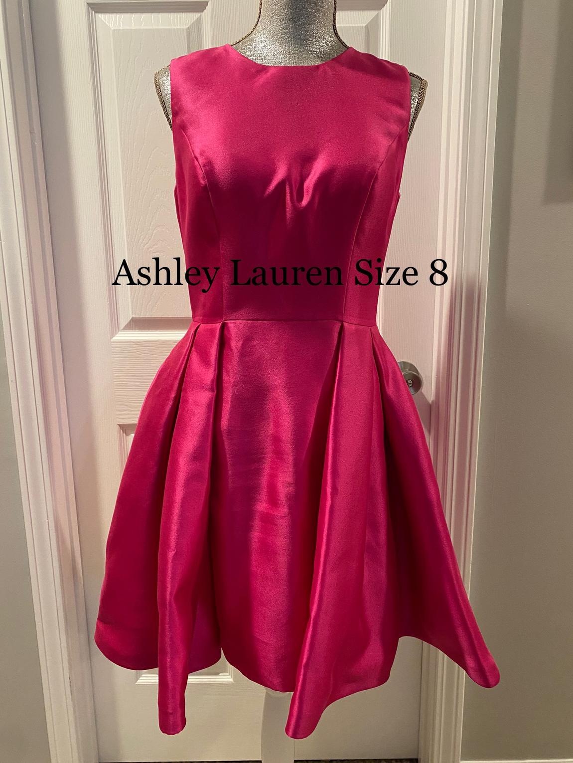 Ashley Lauren Size 8 Pageant Interview Pink A-line Dress on Queenly