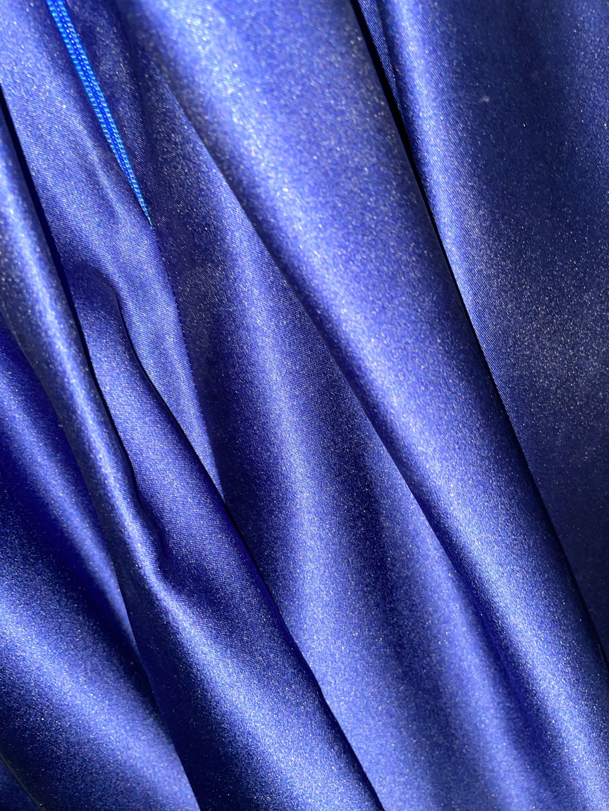Size 8 Prom Satin Royal Blue Ball Gown on Queenly