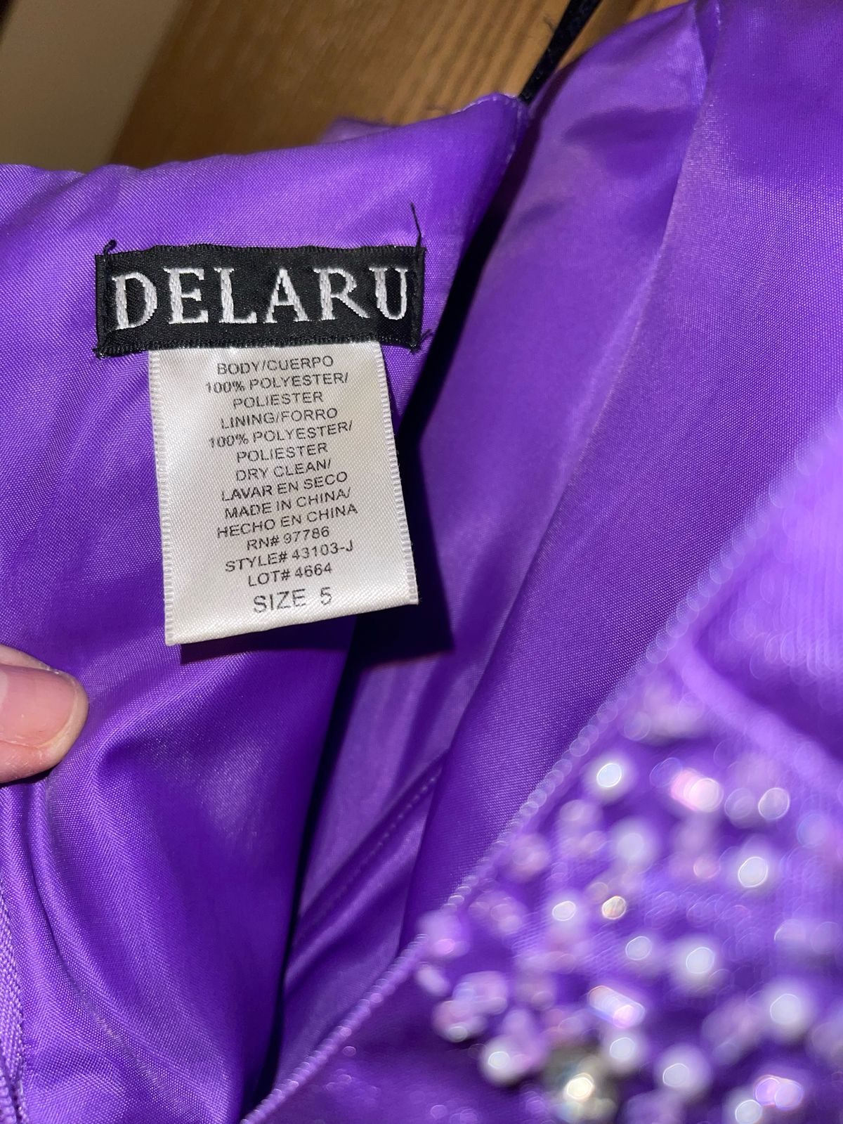 Size 6 Prom Strapless Satin Purple Floor Length Maxi on Queenly