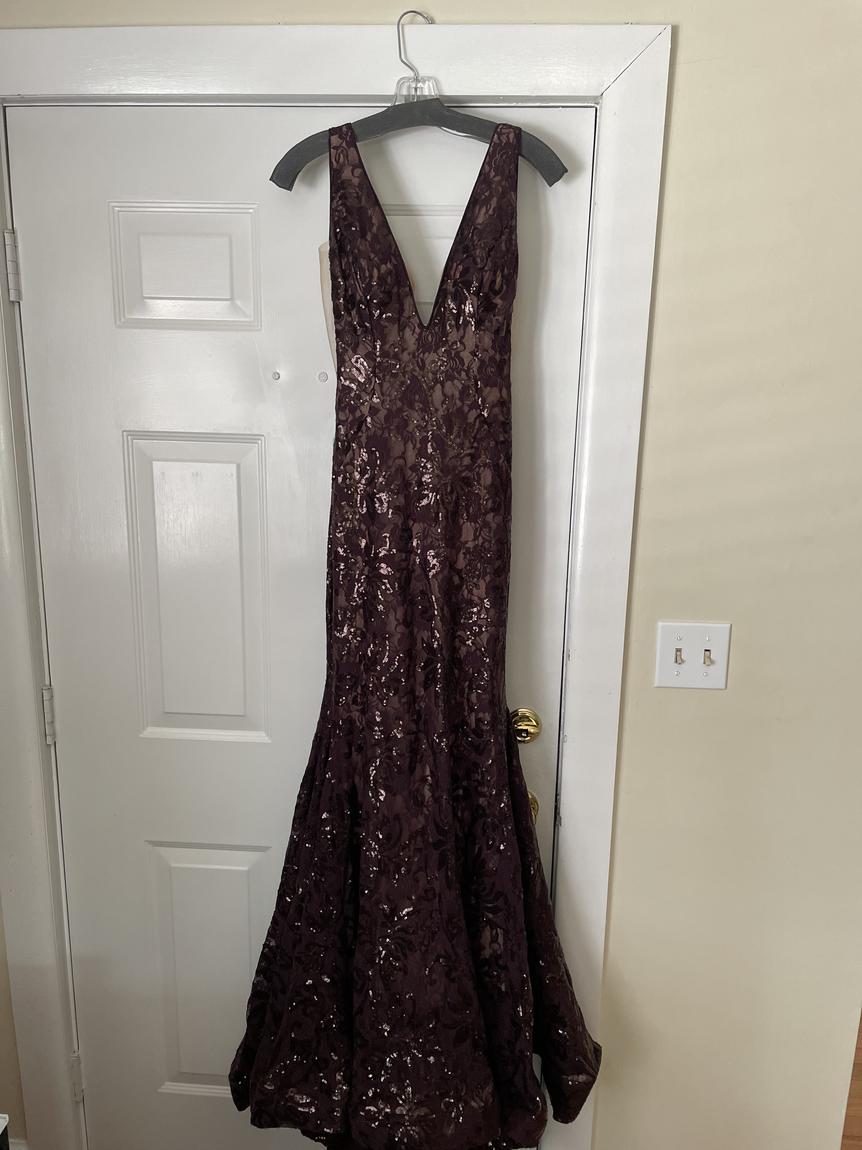 Size 4 Purple Mermaid Dress on Queenly