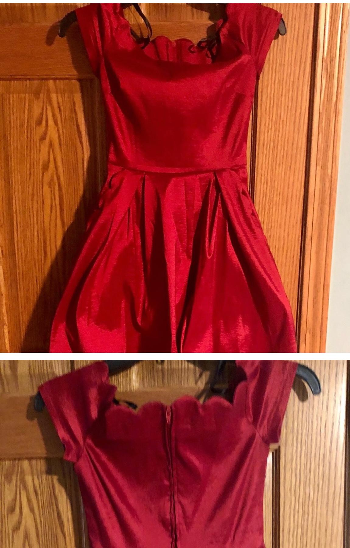 Girls Size 5 Red A-line Dress on Queenly