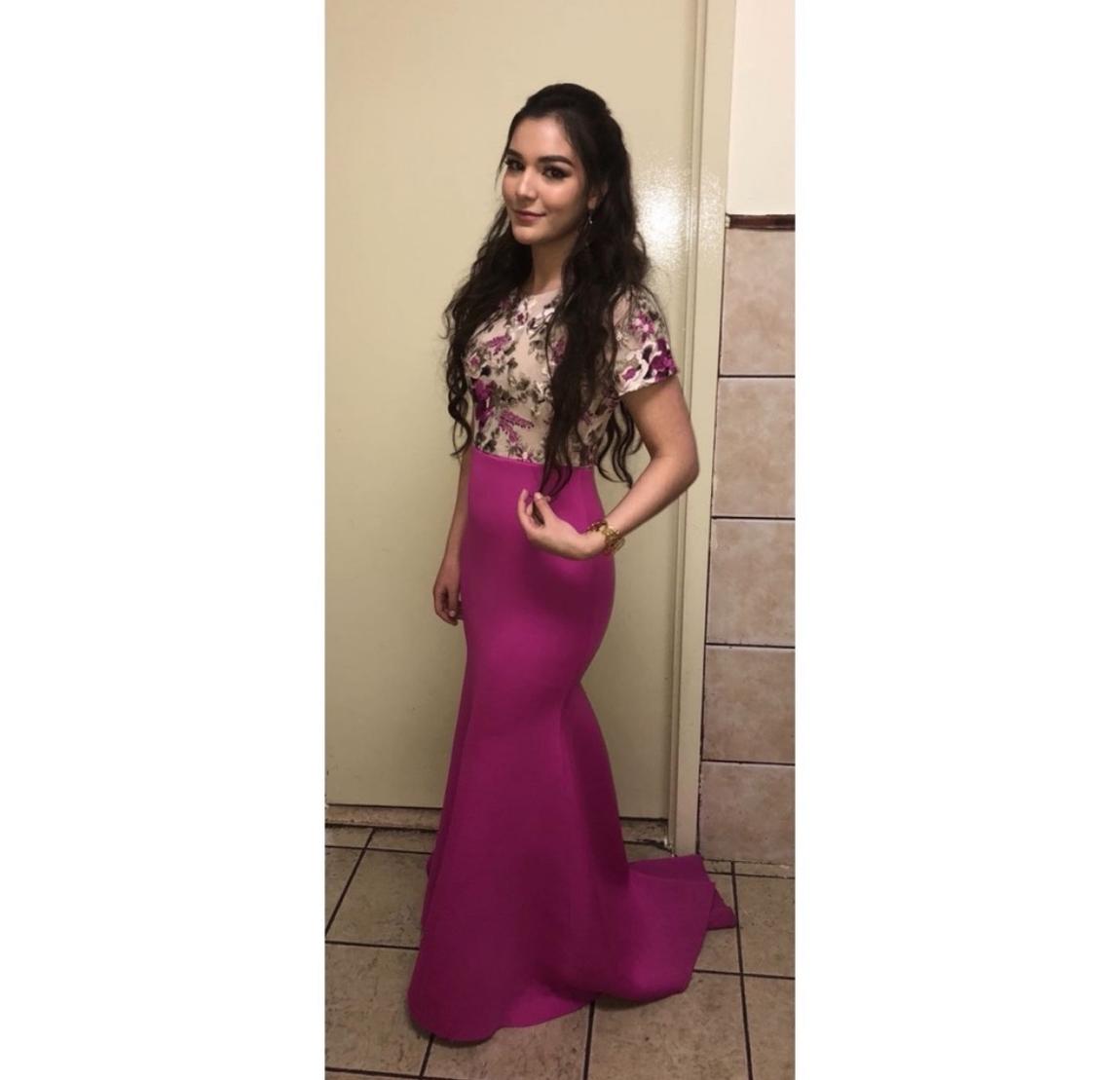 Custom made Size 2 Prom Hot Pink Dress With Train on Queenly