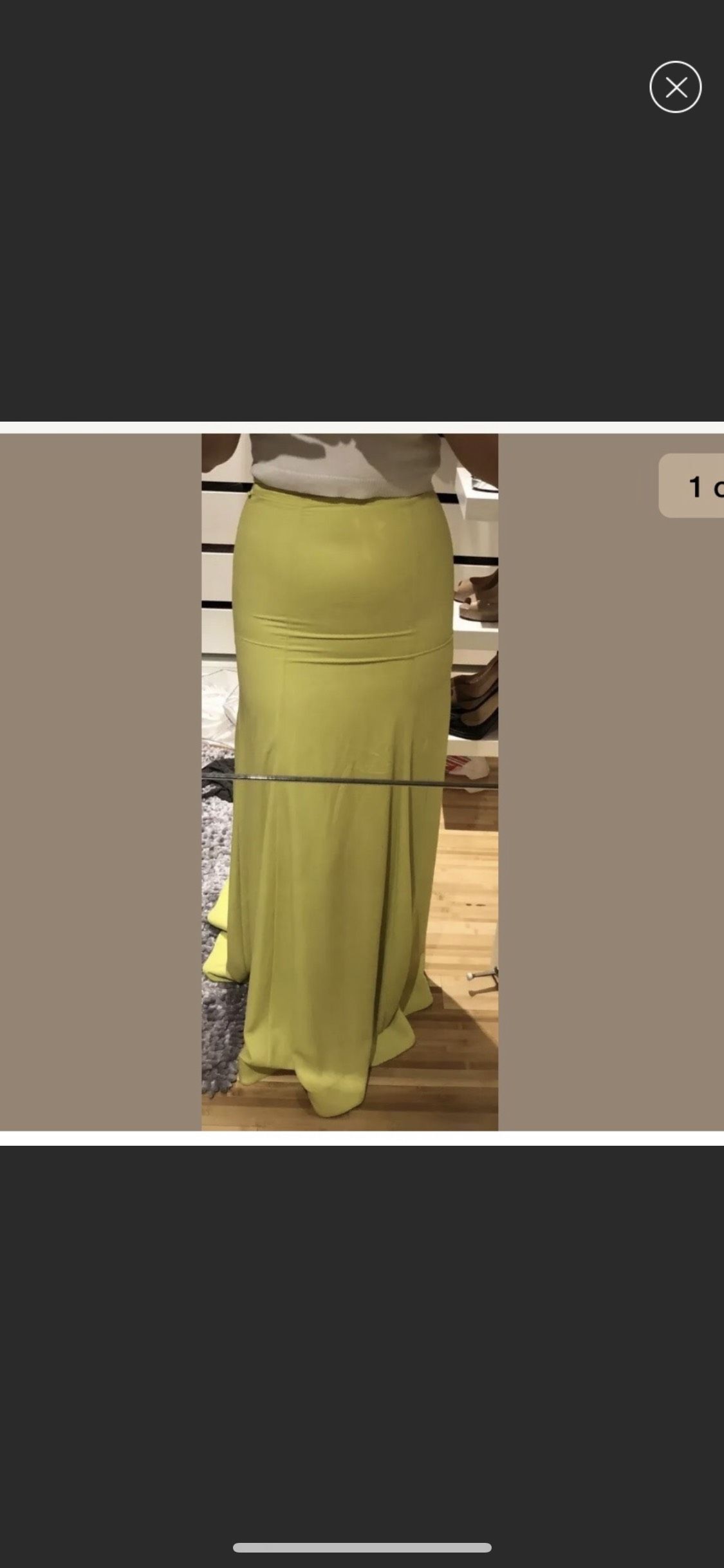 Bcbg Size 0 Yellow Mermaid Dress on Queenly